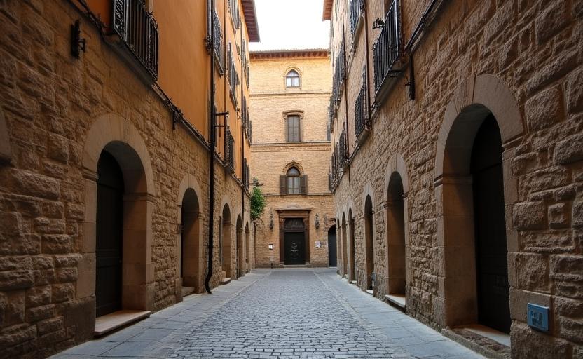 Il quartiere dantesco di Firenze con la Chiesa di Santa Margherita dei Cerchi